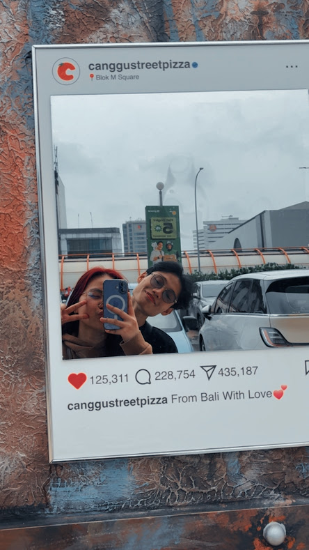 A couple spending time together