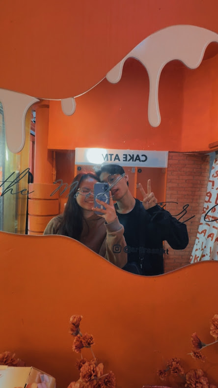 A candid moment together